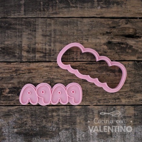 Cortante + Sello DeliPrint Letras Papa