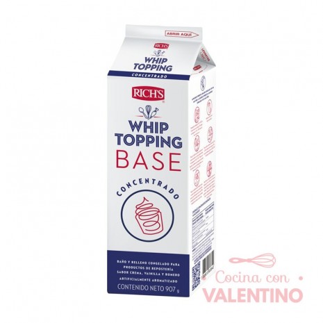 Whip Topping Base Rich - 907Grs