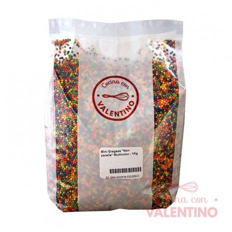 Mini Grageas Non Pareils Multicolor N°2 - 1 Kg