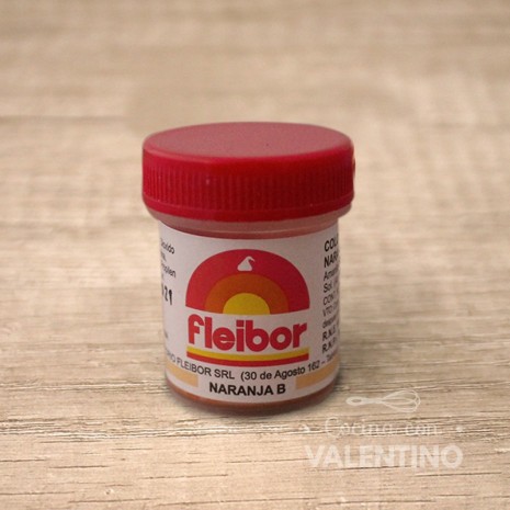 Colorante Pasta Fleibor Naranja B - 15 Grs
