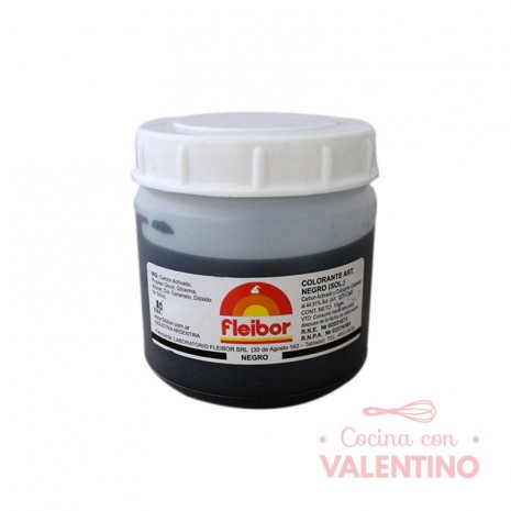 Colorante en Pasta Fleibor Negro - 250Grs