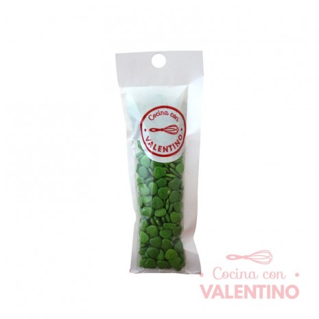 Corazones de Azucar Verde - 30 Grs