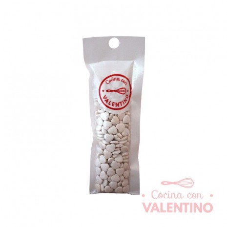 Corazones de Azucar Blanco - 30 Grs.