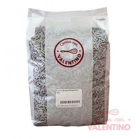 Granas Sticks Plateadas - 1 Kg