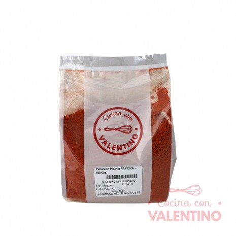 Pimenton Picante PAPRIKA - 100 Grs.