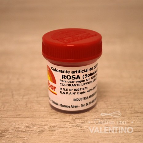 Colorante en Polvo Fleibor Rosa - 5 Grs