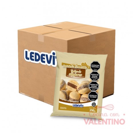 Mix Tapitas de Alfajor Ledevit - 250Gr - Pack 12 Un.