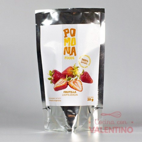 Frutilla Liofilizada Pomona - 20Grs