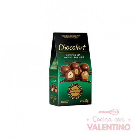 Avellana con Chocolate con Leche Chocolart - 80 Grs
