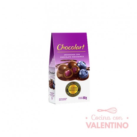 Arandano con Chocolate Semiamargo Chocolart - 80 Grs