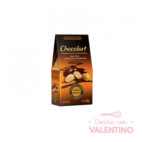 Mani con Chocolate Semiamargo Chocolart - 80 Grs
