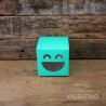 Estuche Carita Sonriente Verde 8x8x8