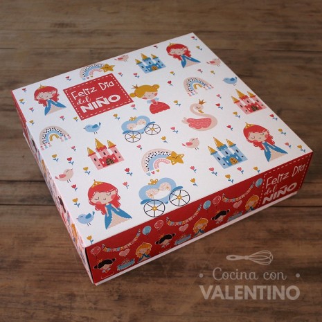 Caja Sorpresa Princesas 25x25x12