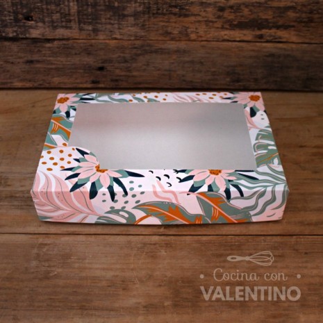 Estuche 12 Alfajor Diseño Con Visor PVC 24x16x4