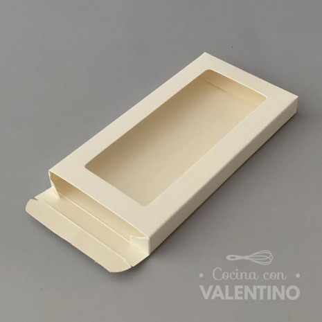 Caja Tableta De Chocolate Con Visor 16x8x1.5
