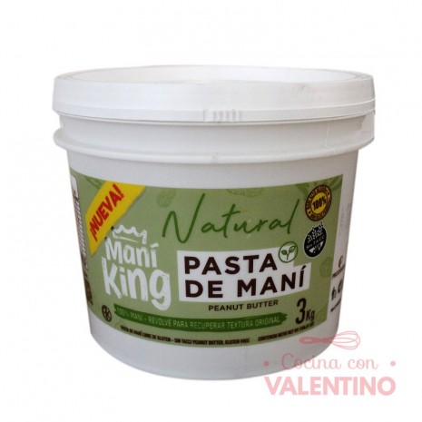 Pasta de Mani Natural Mani King - 3 Kg