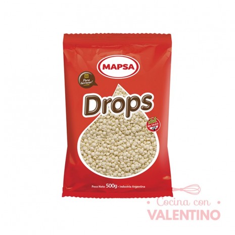 Chip Micro Gota Mapsa Blanco Drops - 500 Grs