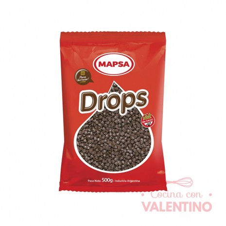 Chip Micro Gota Mapsa Semiamargo Drops - 500 Grs.