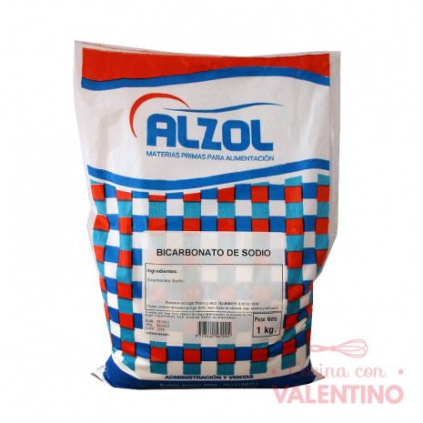 Bicarbonato de Sodio Alzol Envasado - 1Kg