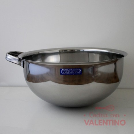 Bowl Acero Inoxidable c/Asa 30cm 6.3 Lts