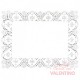 Blonda Calada Blanca Rectangular 18x25
