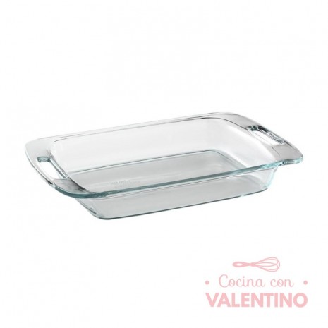 Fuente Pyrex Easy Grab con Asas 33x22 - 2.8 Lts