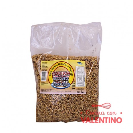 Crocante de Mani Sabor Vainilla Caviwa - 1Kg