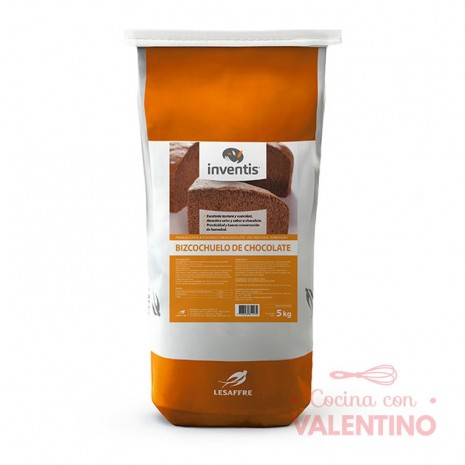 Premezcla Inventis Bizcochuelo Chocolate - 5 Kg.