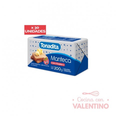 Manteca Tonadita - 200Grs - Pack 30 Un.