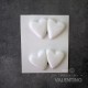 Placa Plastichok Corazones Pegados 127A