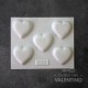 Placa Plastichok Corazones x5 701A