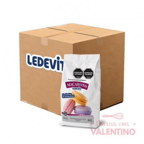 Mix Macarons Ledevit - 250 Grs - Pack 10 Un
