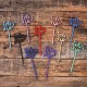 Cake Topper Plaqui Mini Feliz Dia - Pack 8 un