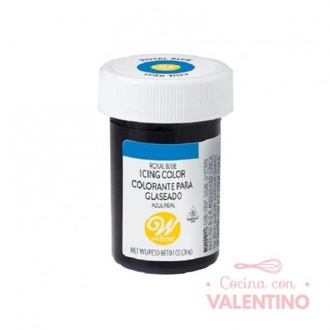 Colorante Gel Wilton - Azul Real - 28 Grs.