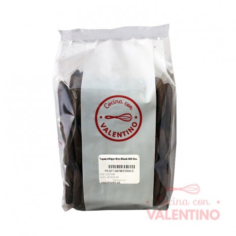 Tapas Alfajor Fachitas Black Mini - 500 Grs