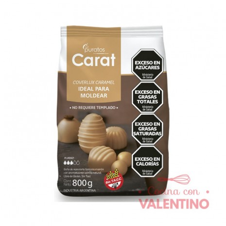 Baño de Moldeo Carat Coverlux Caramel Gotas x 800 Grs.