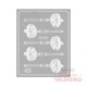 Placa Parpen Chupetin Calabazas P449