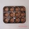 Molde Muffin Plus Gourmet - 35x26x3 - 12 Un.