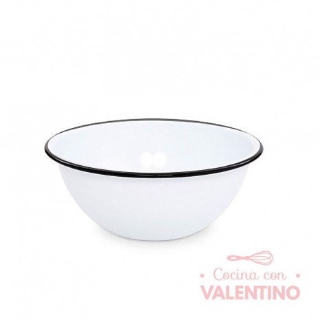 Bowl Enlozado Nonfork® Borde Negro 20x9