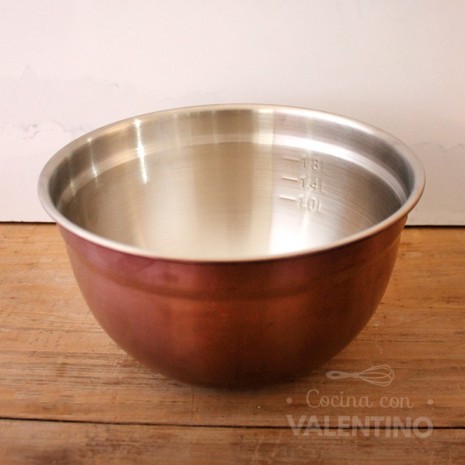 Bowl Acero Pastelar Rose Gold