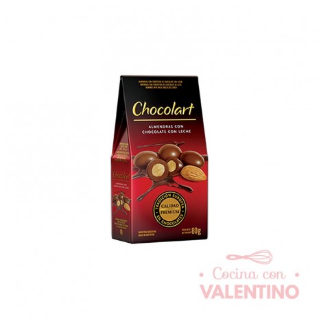 Almendra con Chocolate con Leche Chocolart - 80 Grs