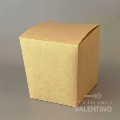 Caja Prisma Kraft 10x10x12cm