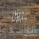 Cake Topper Plaqui Happy Birthday