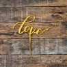 Cake Topper Plaqui Love