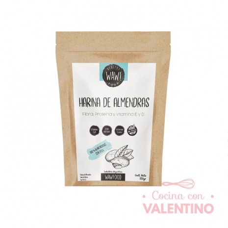 Harina de Almendra Blanca Waw Food - 300 Grs.