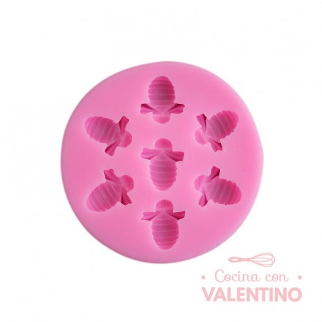 Molde Flexible Abejitas x6 CM