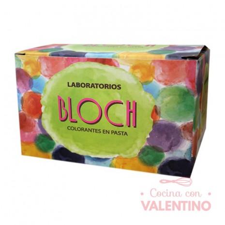 Colorante Pasta Bloch Verde - 15 Grs - Pack 24 Un.