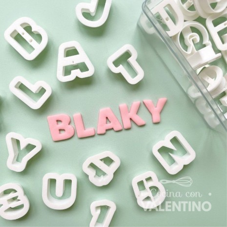 Cortante Ruphas Letras y Numeros Blaky - 2 Cm