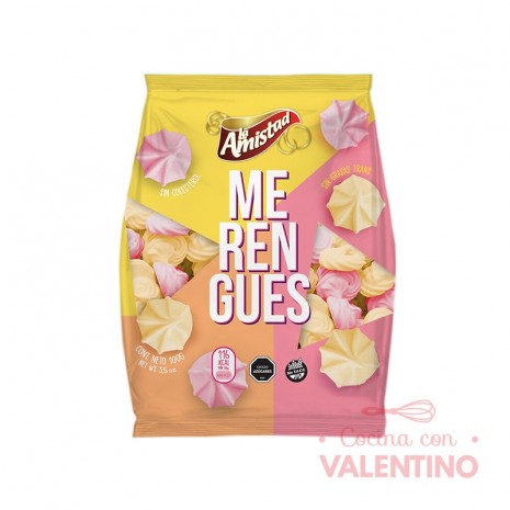Merengue La Amistad Mediano Multicolor - 100 Grs