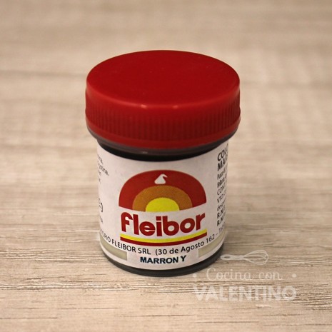 Colorante Pasta Fleibor Marron Y - 15 Grs